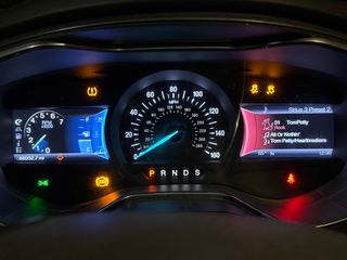 2013 Ford Fusion Titanium - Interior Dashboard With Vehicle Running Image